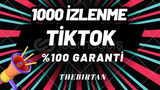 ⭐Tiktok 1000 İzlenme + 365 Gün Garanti⭐