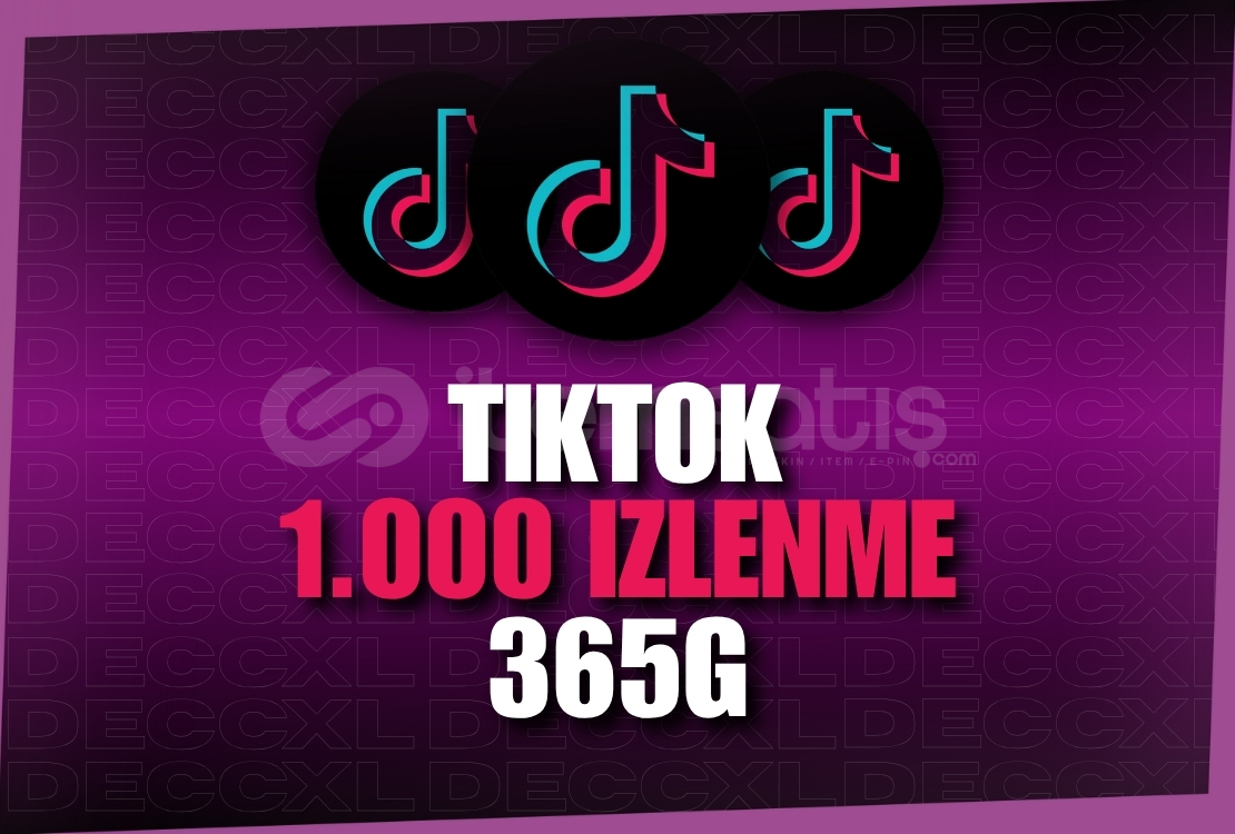 ⭐Tiktok 1.000 İzlenme - 365G  ⭐Tiktok 1.000 İzlenme - 365G