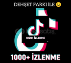 TİKTOK 1000+ İZLENME