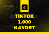 TikTok 1.000 Kaydetme - Anlık Teslim