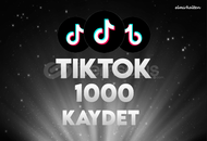 Tiktok +1000 Kaydetme / Hızlı 