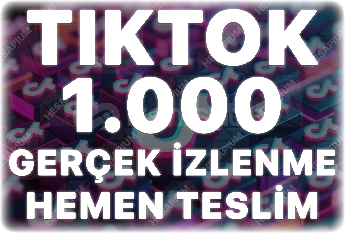 TikTok 1.000 Organik İzlenme - Keşfet Etkili TikTok 1.000 Organik İzlenme - Keşfet Etkili