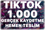 TikTok 1.000 Organik Kaydetme - Keşfet Etkili