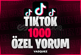 ⭐TİKTOK 1000 ÖZEL YORUM⭐