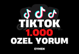 ⭐TİKTOK 1.000 ÖZEL YORUM⭐