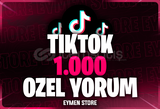 ⭐TİKTOK 1000 ÖZEL YORUM