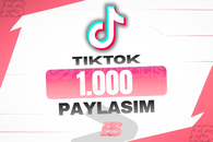 ⭐ Tiktok 1.000 Paylasım | 30G|