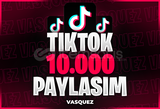 ⭐Tiktok 10.000 Paylaşım⭐