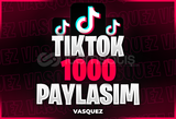 ⭐Tiktok 1000 Paylaşım⭐