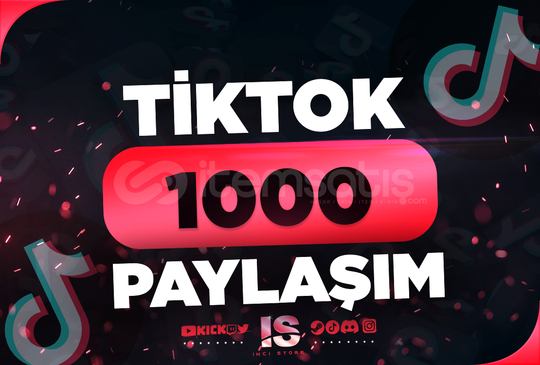 ⭐Tiktok 1000 Paylaşım - KEŞFET ETKİLİ⭐ ⭐Tiktok 1000 Paylaşım - KEŞFET ETKİLİ⭐
