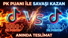 TikTok 1000 PK PUANI | ANINDA TESLİMAT