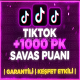 Tiktok 1000 PK savaş puanı