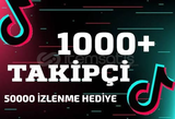 TİKTOK 1000 TAKİPCİ 50000 İZLENME HEDİYE