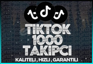 GARANTİLİ TİKTOK 1.000 TAKİPÇİ|ANLIK