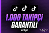 Tiktok 1000 Takipçi ⭐️ Garanti & Sorunsuz