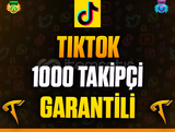 ⭐️☘️Tiktok 1000 Takipçi❤️Garanti & Sorunsuz❤️