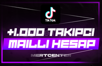 TİKTOK +1.000 TAKİPÇİ MAİLLİ HESAPLAR