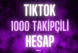 TIKTOK 1000 TAKİPÇİLİ HESAP