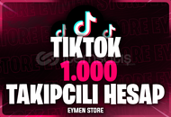 ⭐TİKTOK 1000 TAKİPÇİLİ HESAP [Mail Teslim]