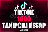 ⭐TİKTOK 1000 TAKİPÇİLİ HESAP [Mail Teslim]⭐