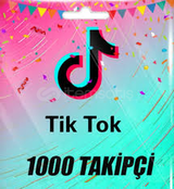 Tiktok 1000 Türk Takipçi