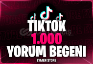 ⭐TİKTOK 1000 YORUM BEĞENİ