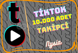 TikTok - 10.000 Adet Takipçi ⭐