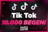TikTok 10.000 Beğeni + Garanti