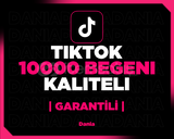TikTok 10000 Beğeni | Garantili