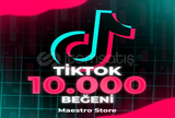 TikTok 10.000 Beğeni ⭐Garantili⭐