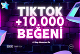 Tiktok 10.000 Beğeni - Hızlı Teslimat - GShop