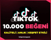 Tiktok 10.000 begeni kaliteli data⭐