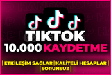 ⭐[GARANTİLİ] TİKTOK 10000 GERÇEK KAYDETME⭐