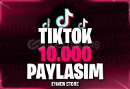 ⭐Tiktok 10.000 Gerçek Paylaşım - KEŞFET ETKİLİ