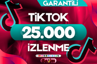 TİKTOK 25.000 GÖRÜNTÜLEME / ÖMÜR BOYU GARANTİLİ