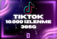 ⭐Tiktok 10.000 İzlenme - 365G 