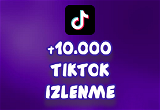 TikTok +10000 İzlenme - ANLIK - KEŞFET ETKİLİ