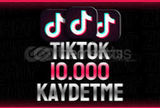 Tiktok 10000 kaydetme.