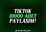 ⭐Tiktok 10000 Paylaşım!