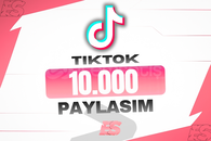 ⭐ Tiktok 10.000 Paylasım | 30G|