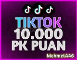 TikTok +10.000 PK Puan | HIZLI