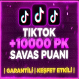 Tiktok 10.000 PK savaş puanı