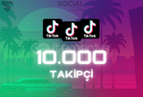 TikTok 10.000 Takipçi - Garantili