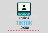 TikTok 10.000 Takipçi - Garantili Hizmet