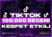 TikTok 100.000 Beğeni+Garanti✅⭐️