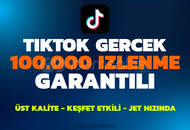 100.000 TikTok Gerçek İzlenme - GARANTİLİ