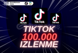 ⭐Tiktok +100.000 İzlenme⭐