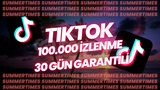 TIKTOK 100000 İZLENME