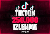 ⭐Tiktok +250.000 İzlenme⭐