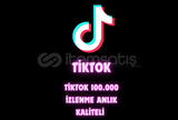 Tiktok 100.000 İzlenme Anlık Kaliteli 